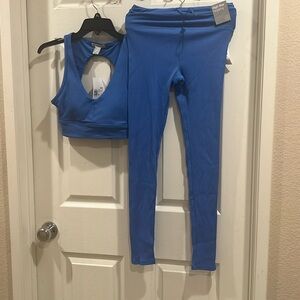 Workout ribbed  set new with tags